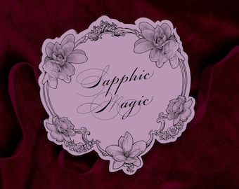 Sapphic Magic lesbischen Pride Aufkleber