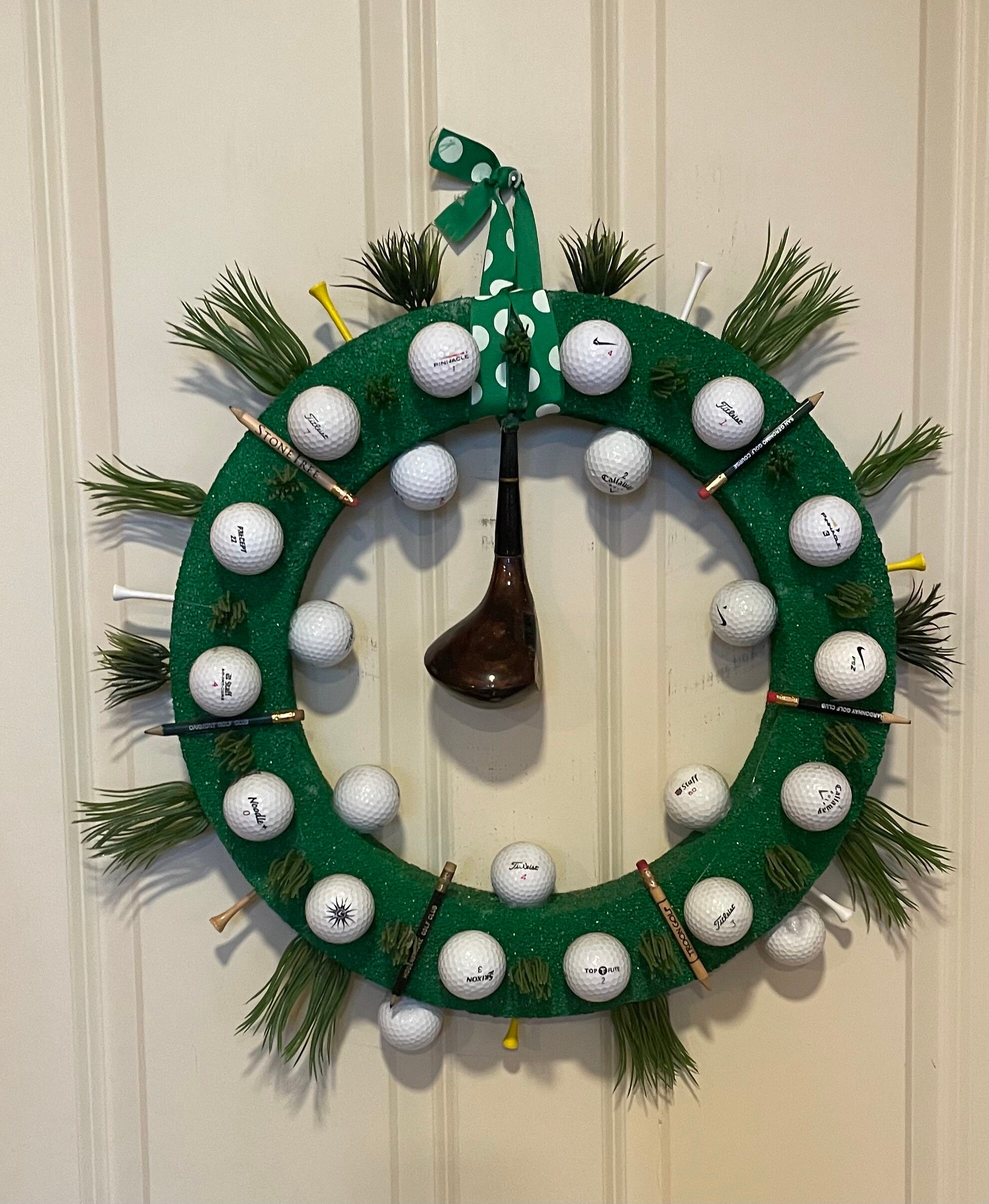 Golf Ball Wreaths Etsy