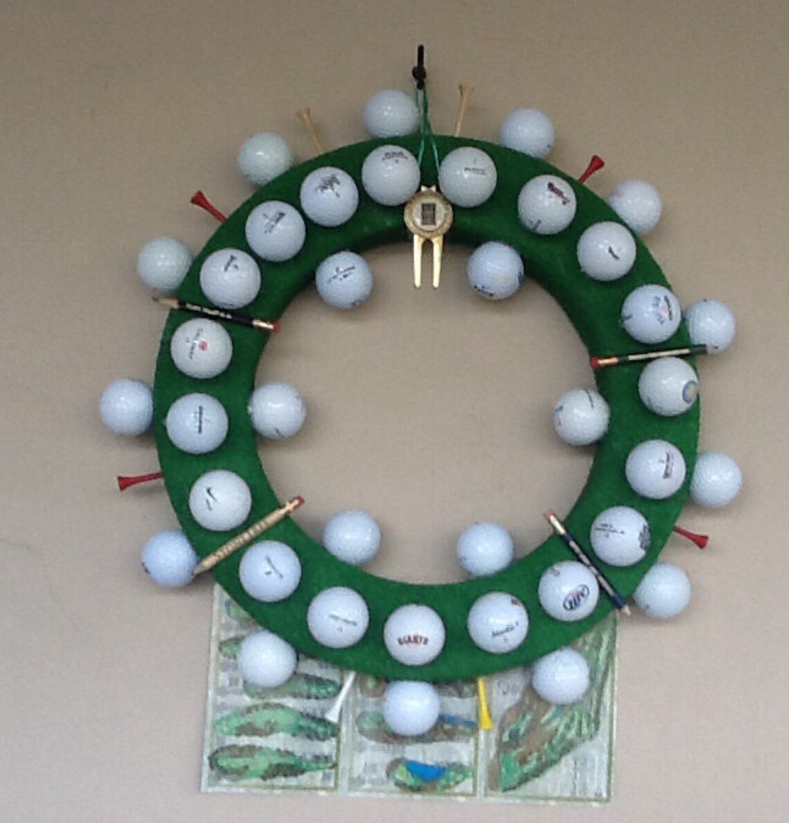 Golf Ball Wreaths Etsy