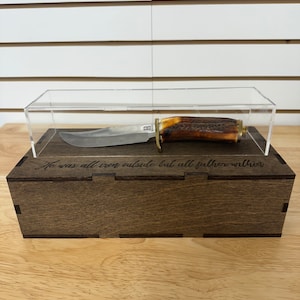 Display case laser cutting file 11&quot;x3&quot;x2.5&quot; display area NOT A Physical Product
