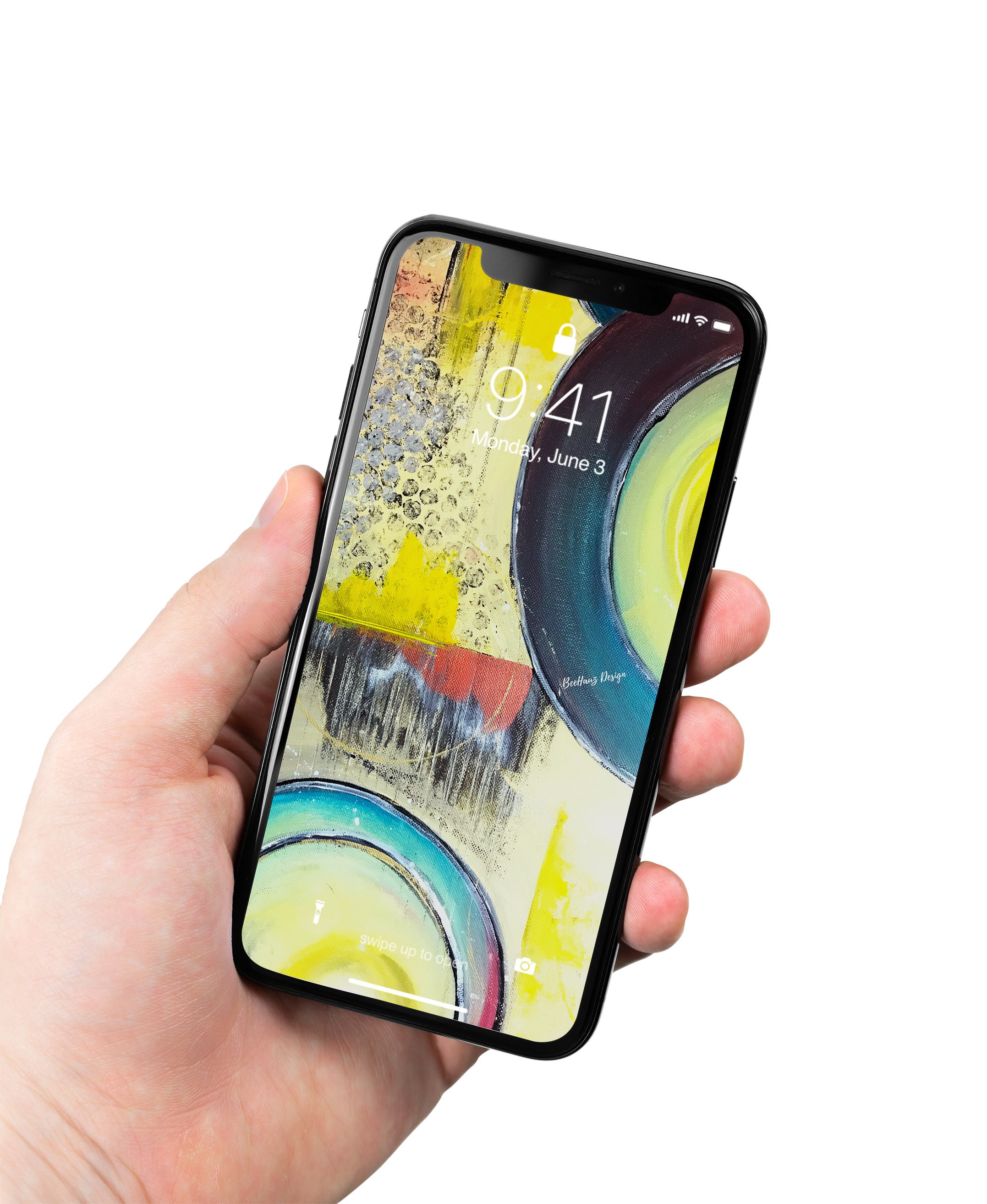 Beautiful Colors Phone Wallpaper Modern Minimalist Shapes 