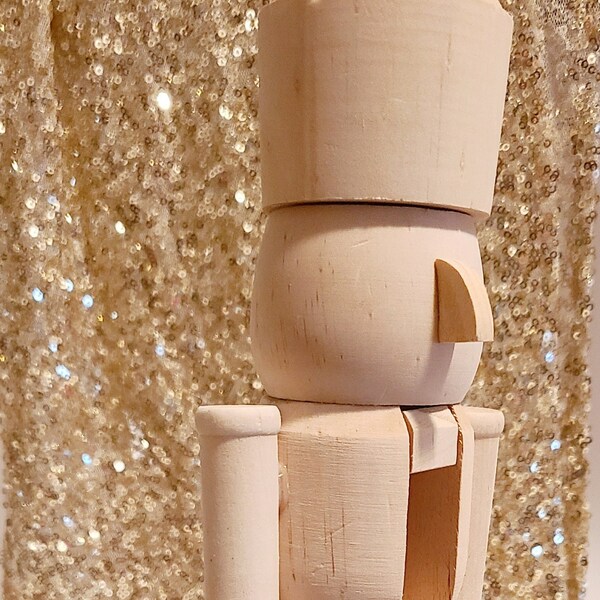 Large Unpainted Nutcracker Etsy