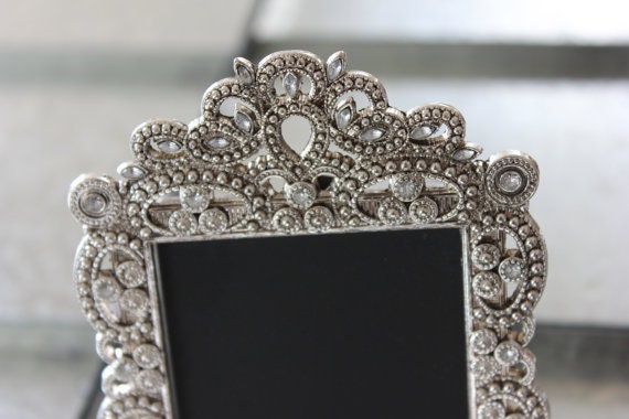 Sale Vintage Style JEWELED RHINESTONE FRAME Small Picture Photo Baroque ...