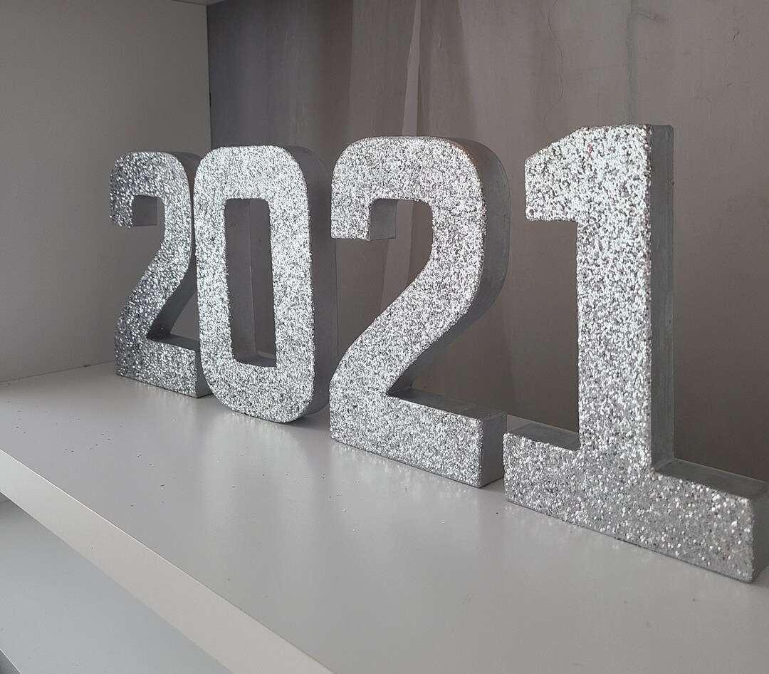 2023 GLITTER SIGN Numbers Graduation Class of 2023 Grad Party - Etsy