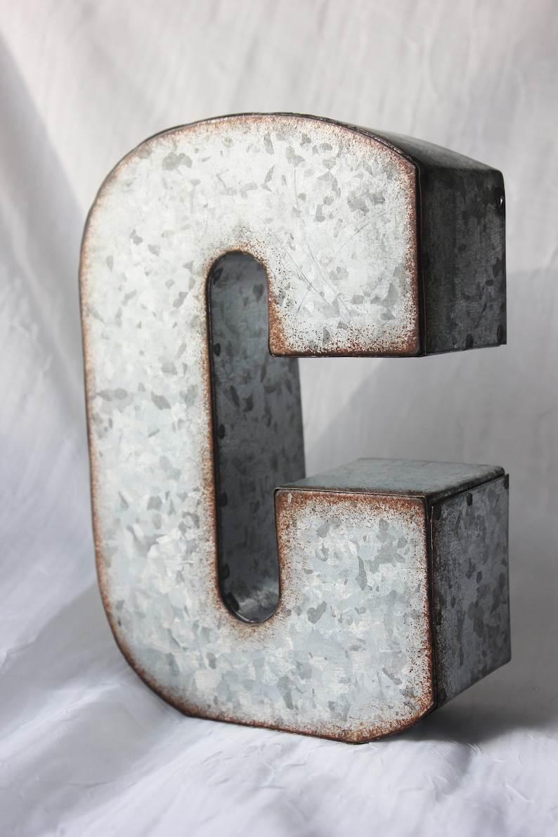 Rustic Metalic Letter Sale 7