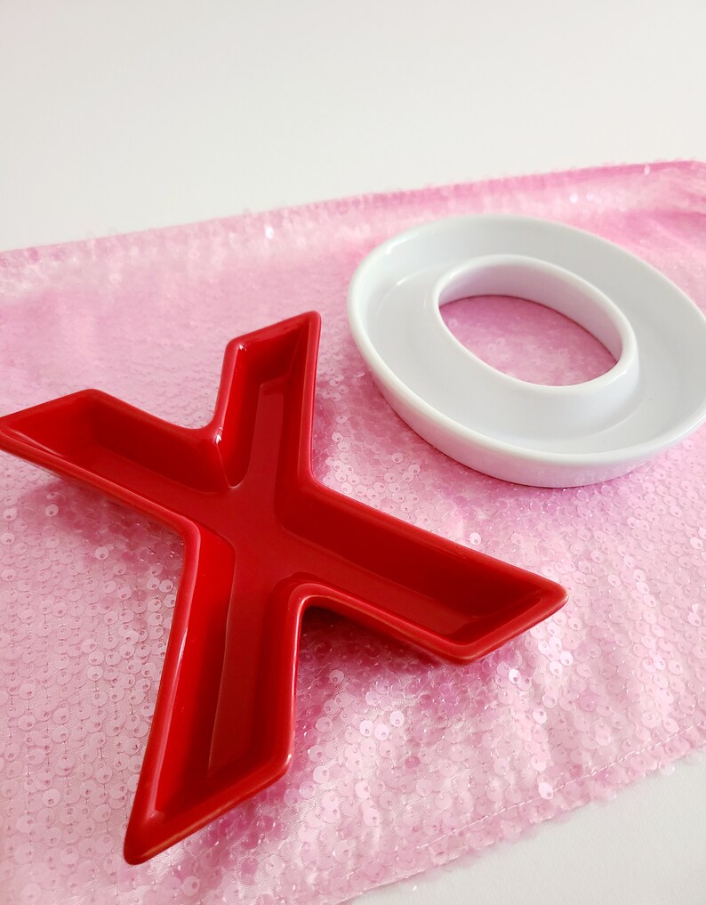 Sale XO CERAMIC LETTERS Candy Dishes Plates Trays Jewelery Etsy