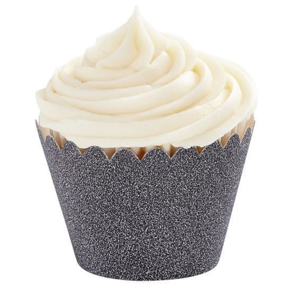 Grey cupcake liners deals