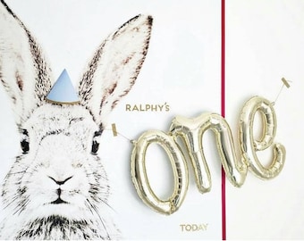 Sale ONE SCRIPT BALLOON Silver Script Cursive Word Balloon 1st Birthday First Birthday Party Balloons Wild One Mr Onederful Peter Decoration