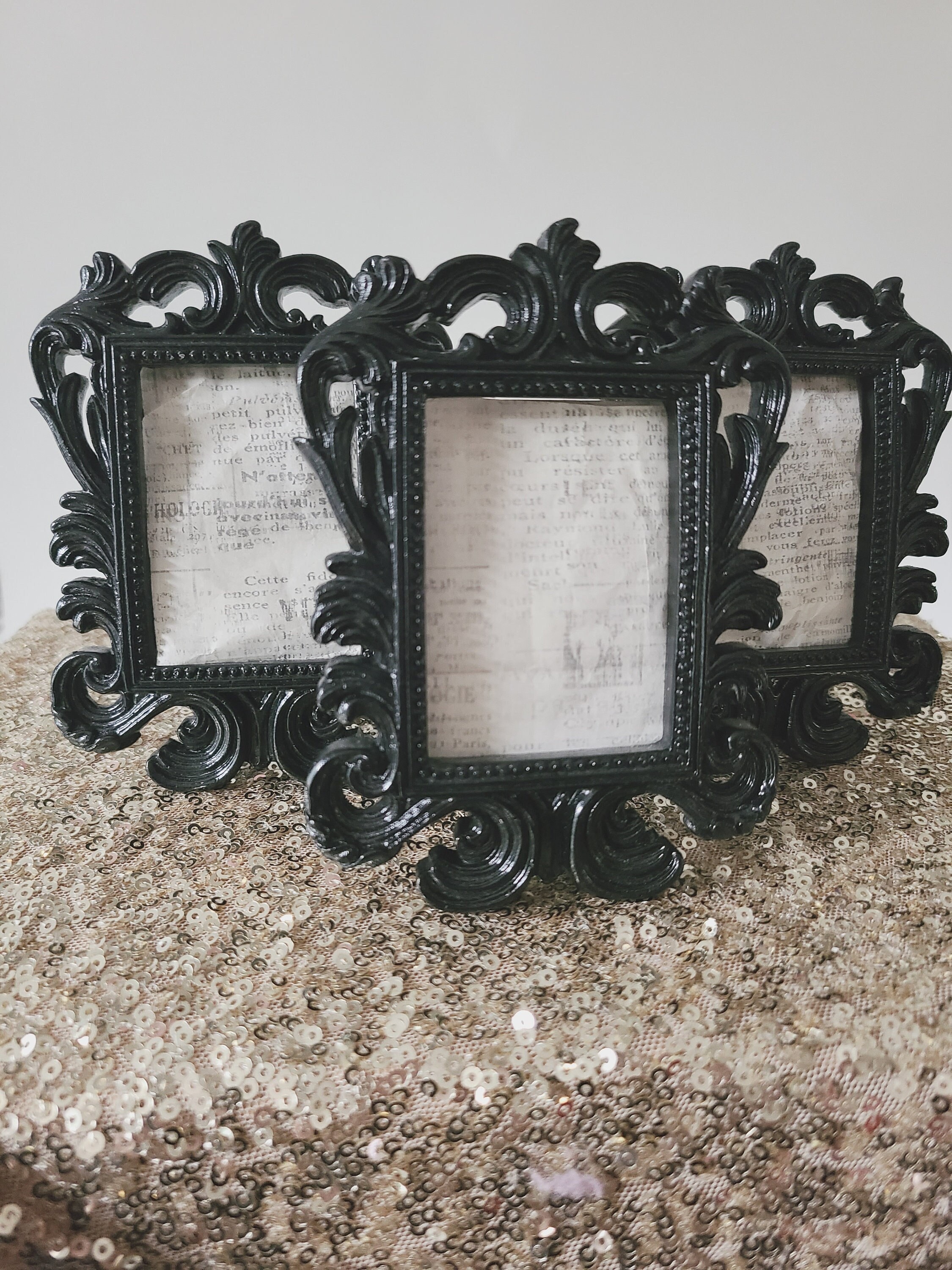 Daria Black Frame. Gift Ideas Photo Frame. Black Picture Frames. Easel ...