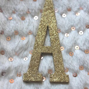 Sale GLITTER LETTER MONOGRAM Stocking Pin Personalized Small Sparkle Initial Name Glam Chic Christmas Decor - Choose Rose Gold Gold Silver