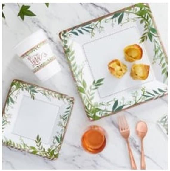 Birthday Elegant Large Plates Birthday Elegant Large Plates