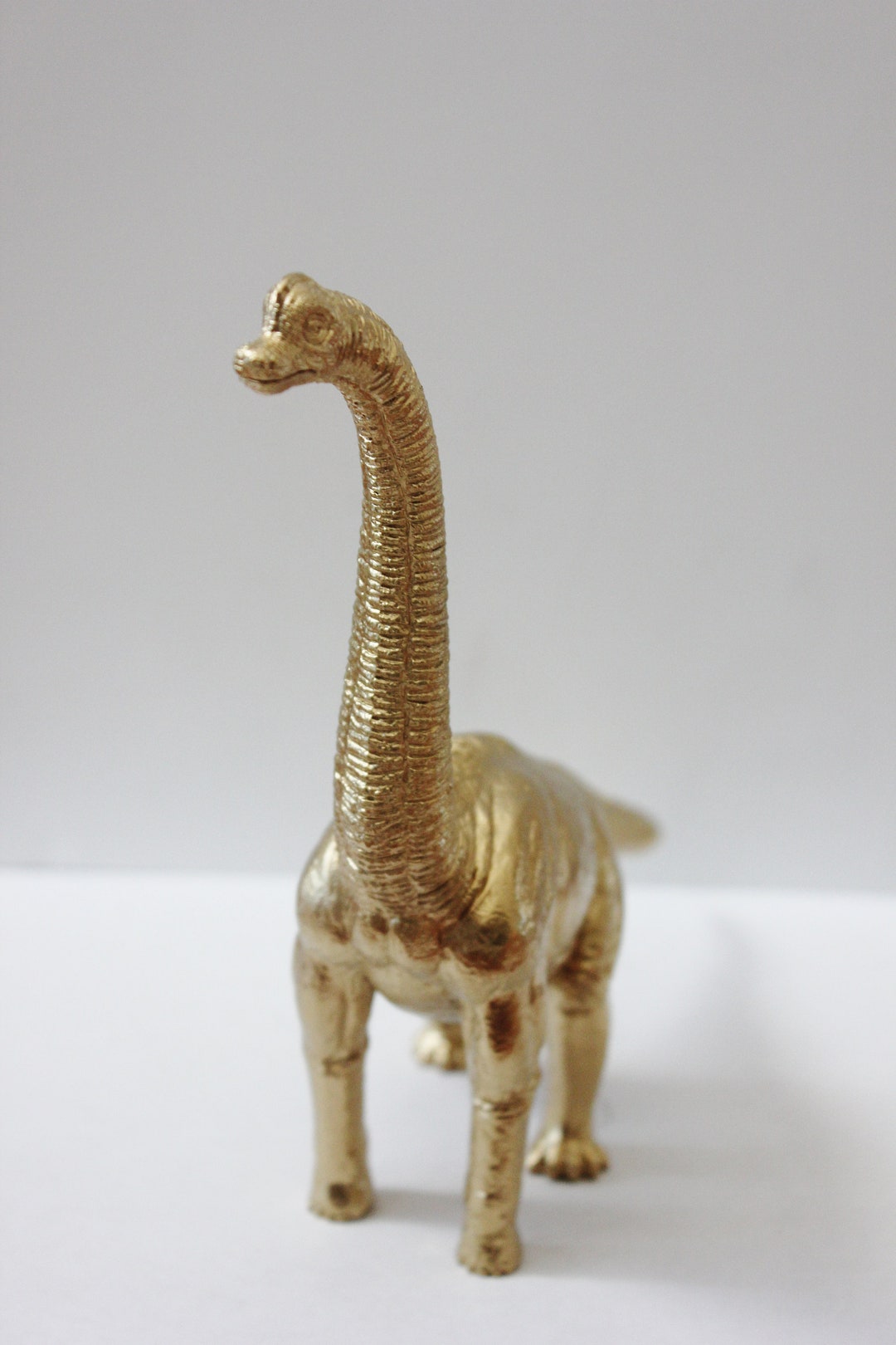 DINOSAUR CAKE TOPPER Gold Brontosaurus Apatosaurus Whimsical Etsy