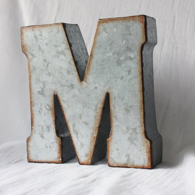 Rustic Letter - Etsy