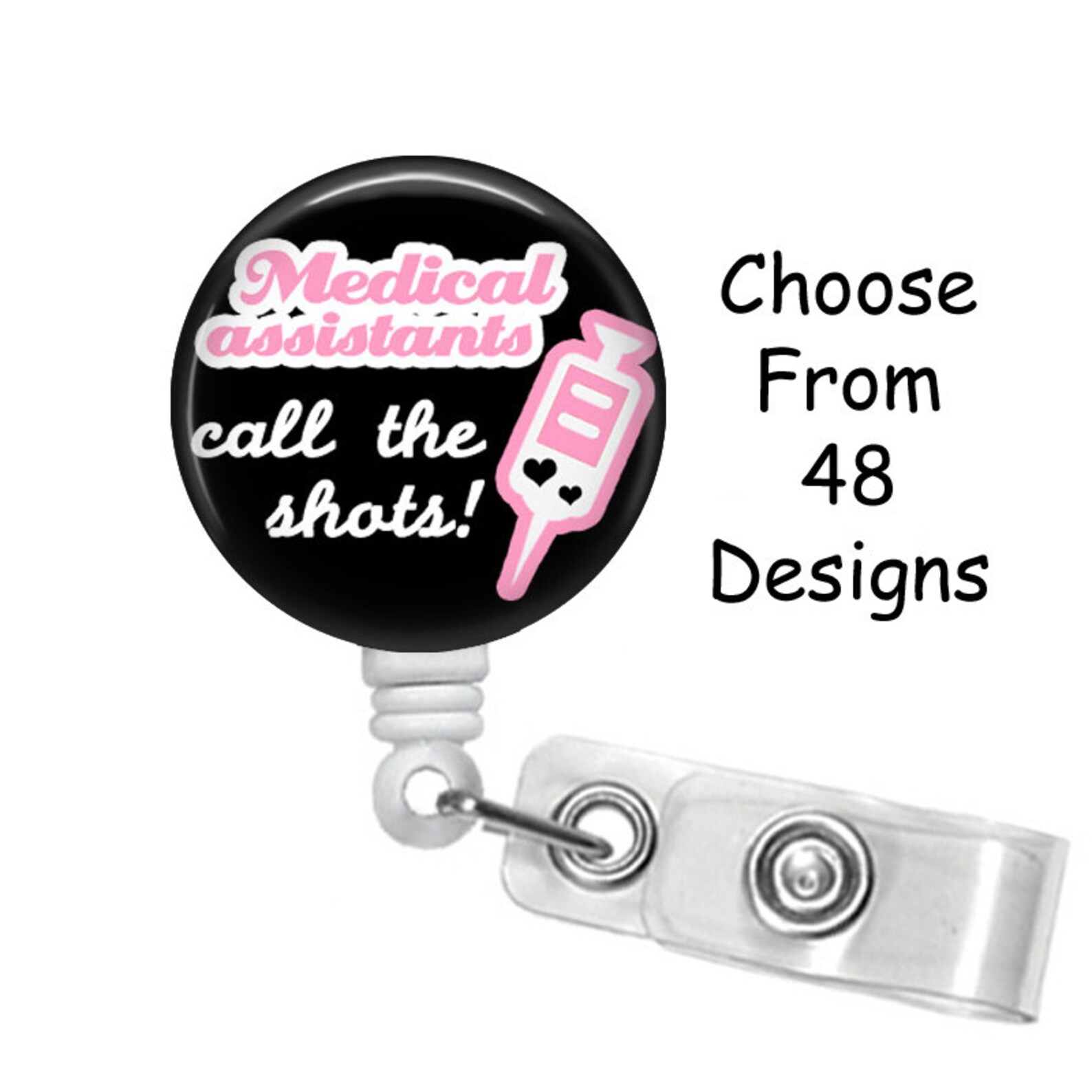 Medical Assistant Badge Reel Medical Badge Reel ID Badge Etsy