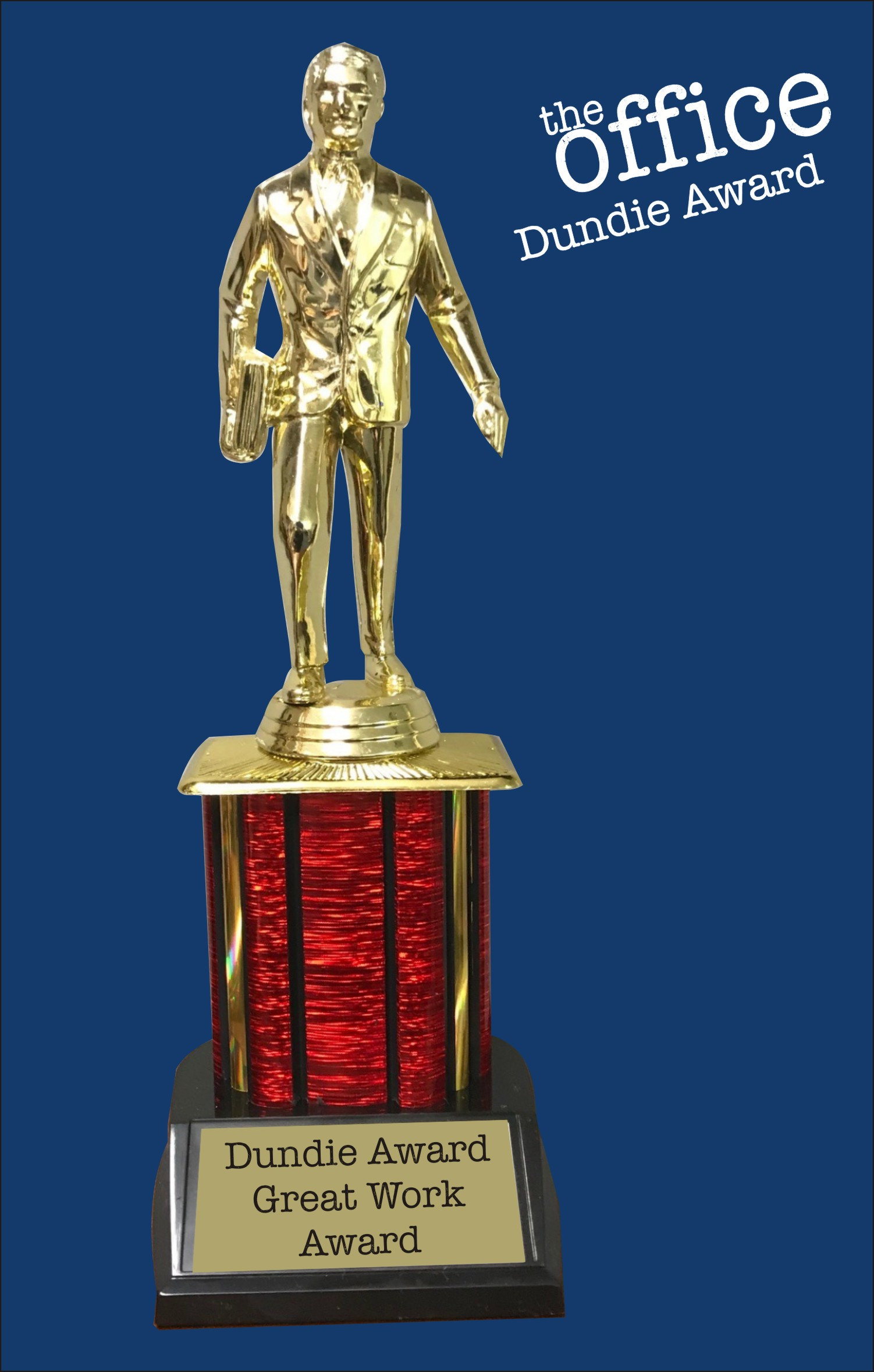Great Work Awardthe Dundie Awardthe Office TV Show Dundie - Etsy