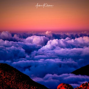 Mer de nuage de cratère
