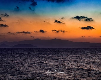 Naxos Sunset over the Aegean