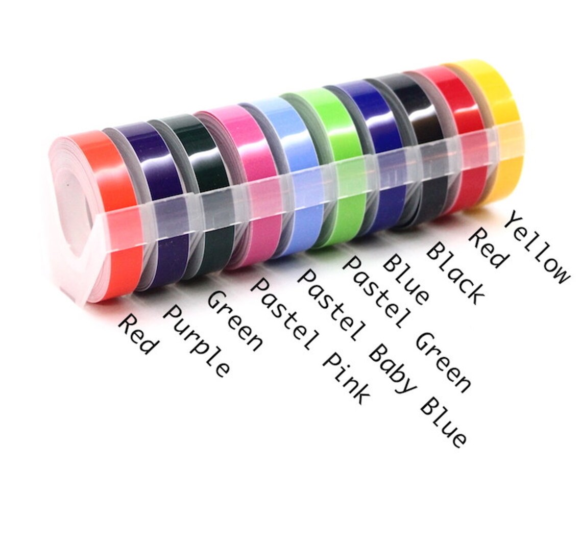 Embossed Label Tape Refill Etsy