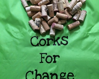 500 Used wine cork bundle for crafts. Quality recycled wine corks. From red and white wine. 100% cork. No synthetic cork.