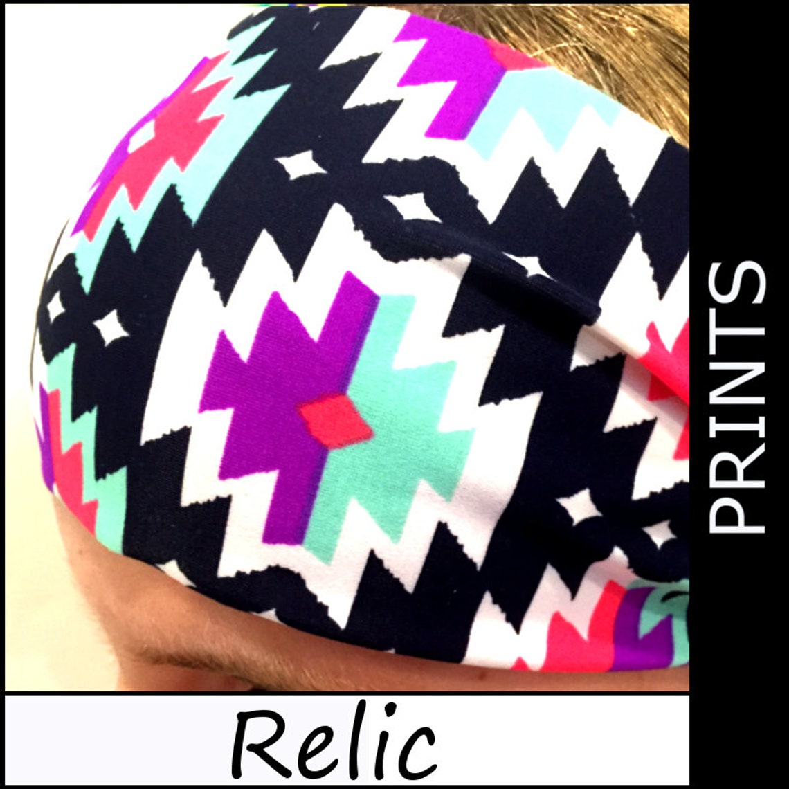 Headbands Native Pattern Aztec Workouts Fashion Women Girls Etsy