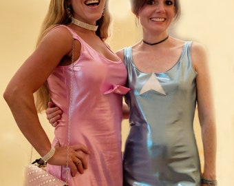Blue dress from "Romy & Michele's High School Reunion" movie