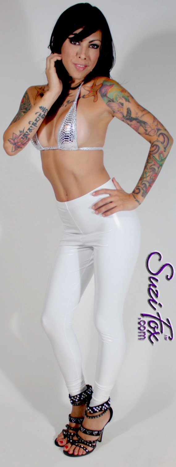 Super Low Rise Leggings by Suzi Fox in Stretch Gloss Vinyl Pvc -  Canada