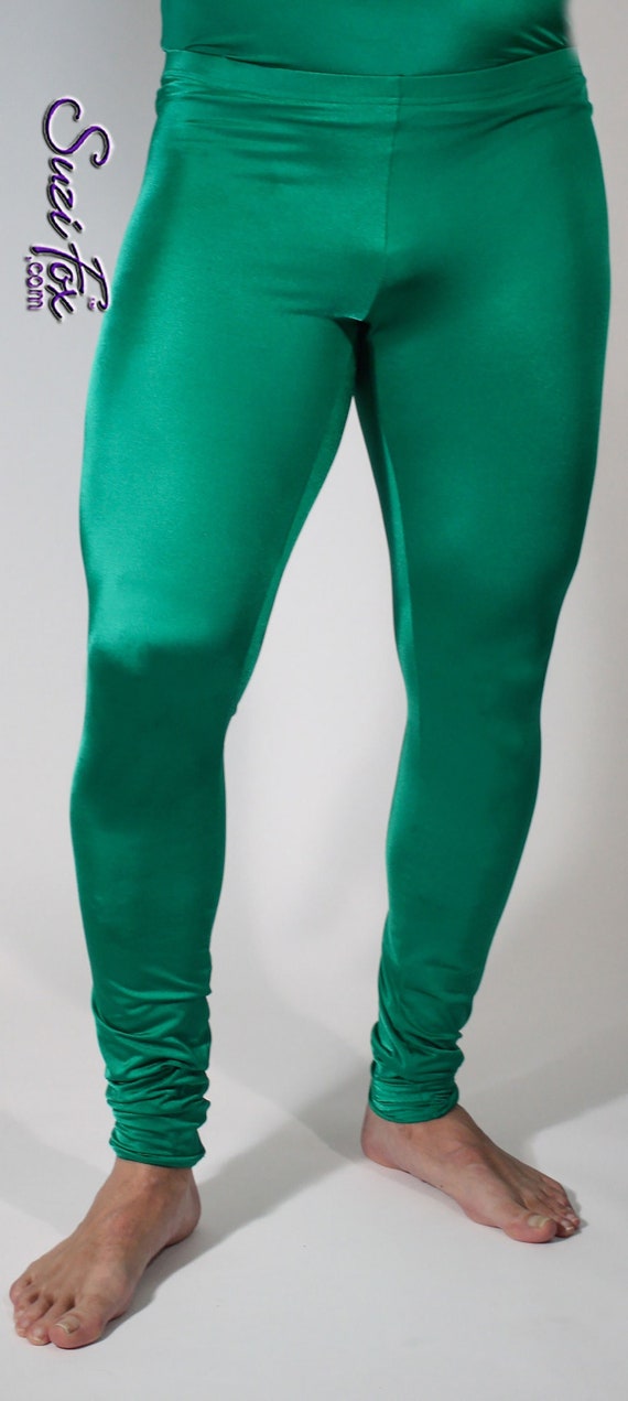 Green spandex leggings discount