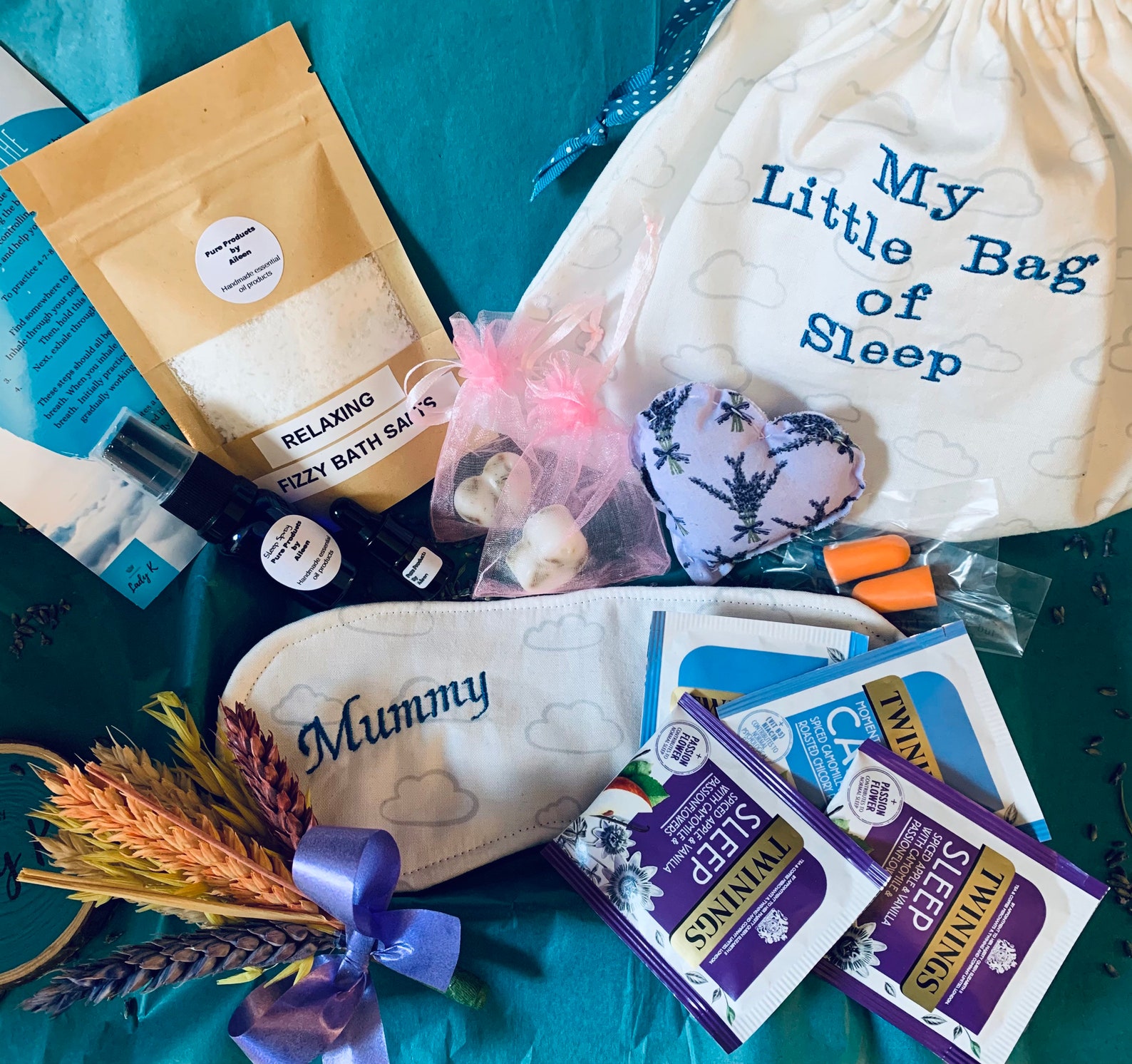 SLEEP Personalised gift box 'Little Bag of Sleep' Etsy