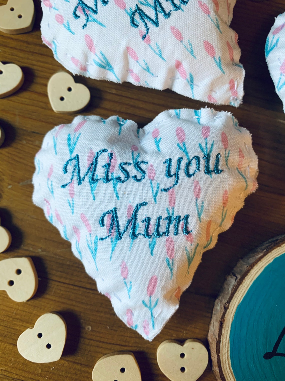 Miss You Mum Mothers Day pocket hugs token letterbox gift Etsy