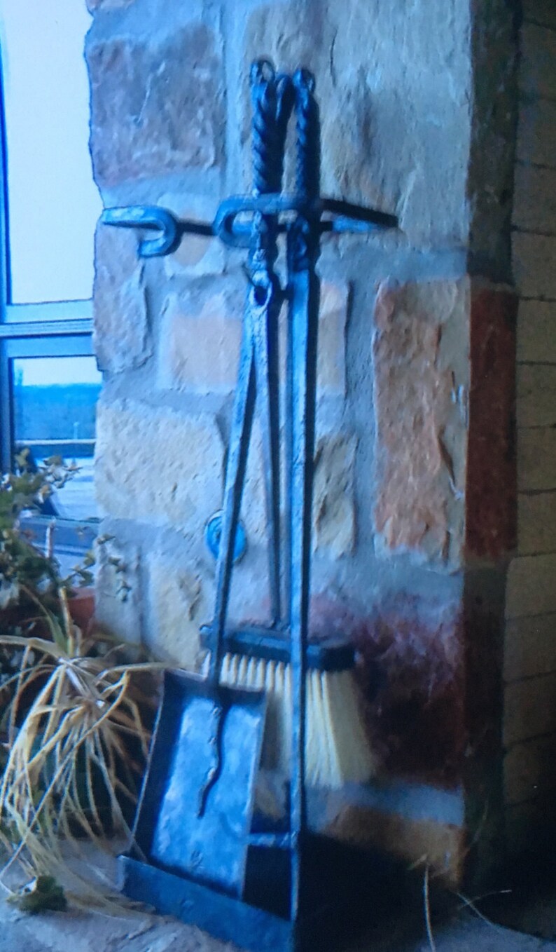 Fireplace Tools Rope Twist Handles Etsy