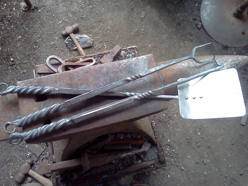 BBQ tools, 16 handforged image 1