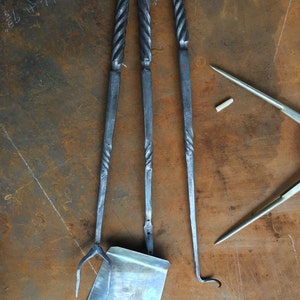 BBQ tools, 16 handforged image 4