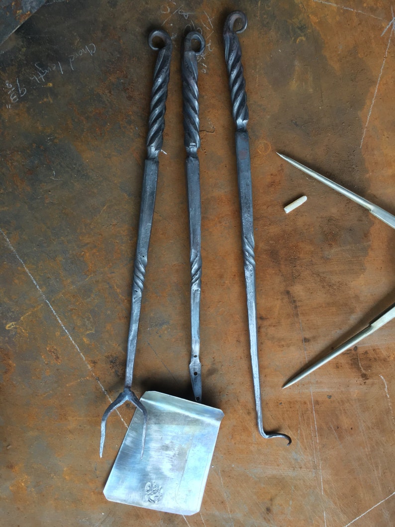 BBQ tools, 16 handforged image 4