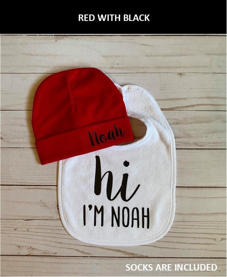 Baby Accessories Set Personalized Baby Gift Baby Hat Baby Etsy