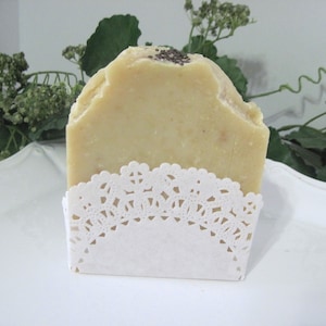Ginger and White Tea Soap &quot; Naked Soap all dressed up&quot;.