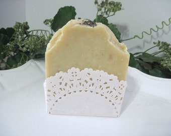 Ginger and White Tea Soap " Naked Soap all dressed up".