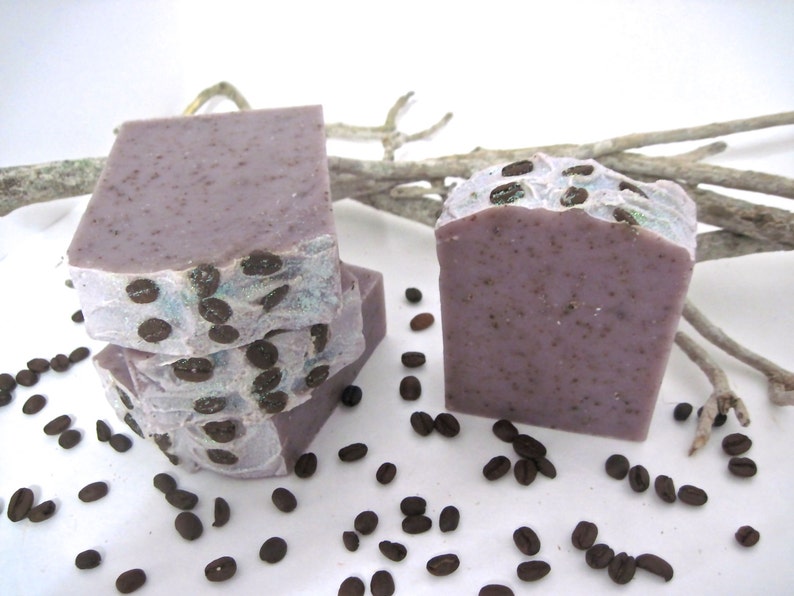 Lavender and Coffee Soap Exfoliating Soap Bar | Etsy