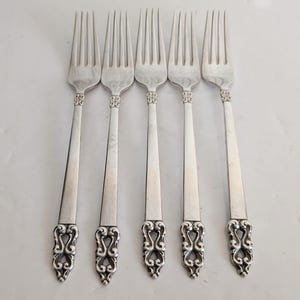 Silver Plated Dinner Forks Roger's King Frederick
