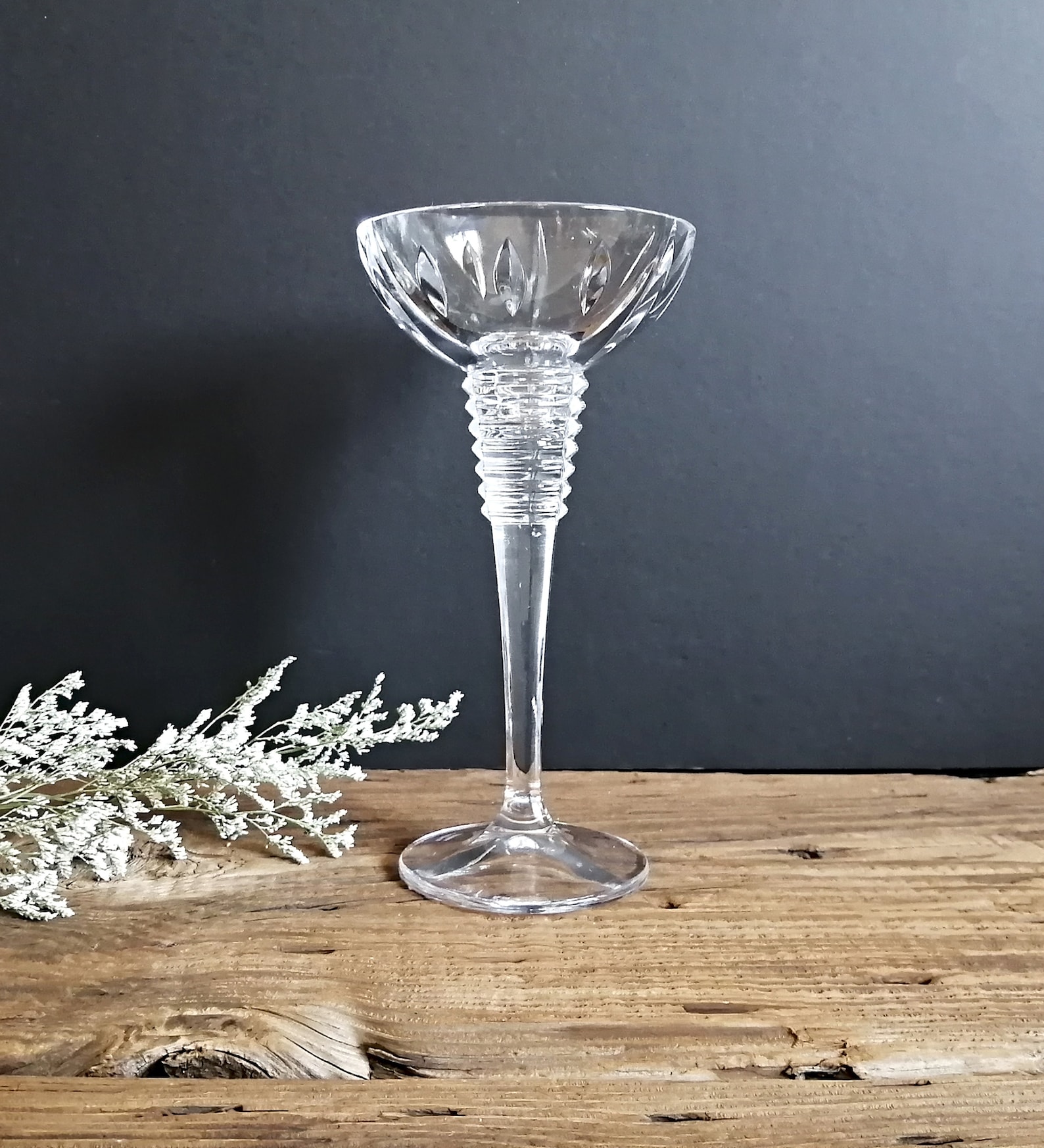 Marquis Waterford Crystal Candle Holder Single Candlestick Etsy