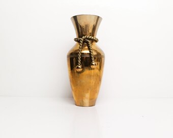 Brass Short Stem Bud Vase