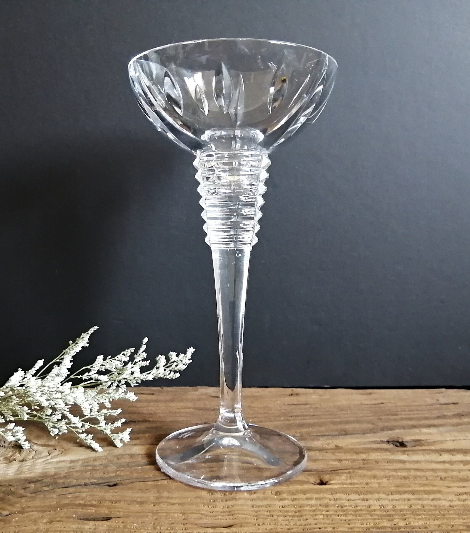 Marquis Waterford Crystal Candle Holder Single Candlestick Etsy