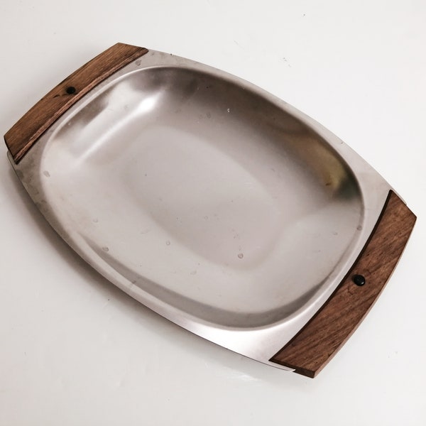 Gense Stainless Steel Shallow Dish ~ Made in Sweden