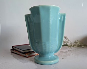 Art Deco Style Ceramic Vase ~ Flower Vase