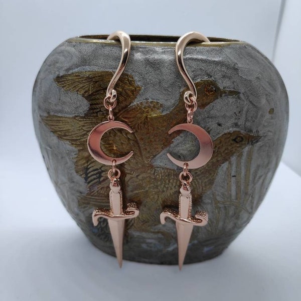 Ear Weights 'Moonlight Dagger' SOLD AS PAIR