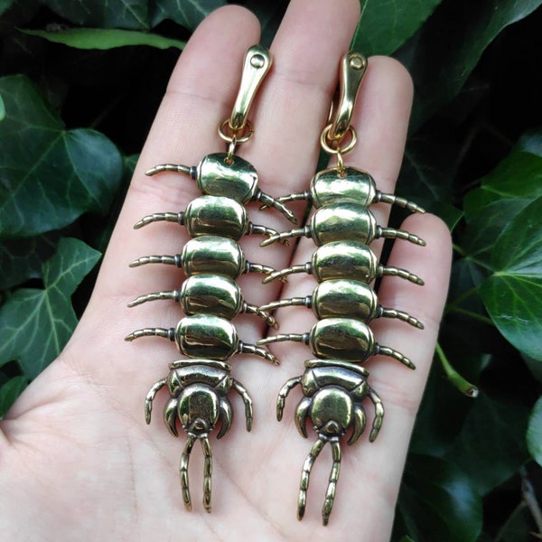 Brass Ear Weights 'CentiPeter'