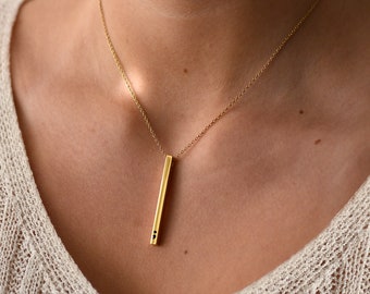 セミコロンバーネックレス、愛情と思いやりのある友情のネックレス、メンタルヘルス啓発ネックレス、インスピレーションを与えるマントラバーネックレスジュエリー