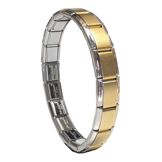 Las Mejores Ofertas En Pulseras De Acero Inoxidable De Moda Modular Italiano | EBay