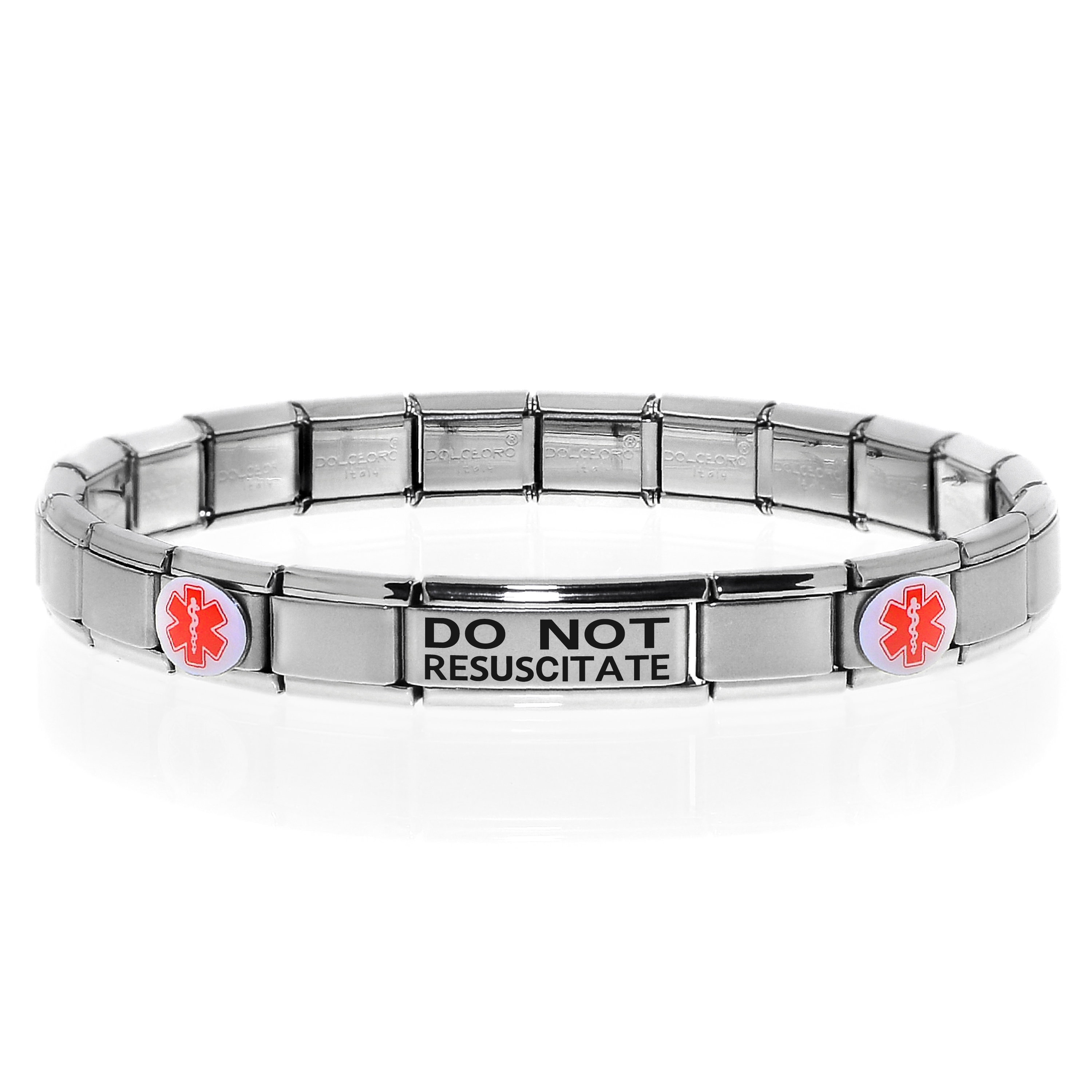 Verlichten dak Bestudeer NIET REANIMEREN Medical Alert Id Charm Armband Dolceoro - Etsy België