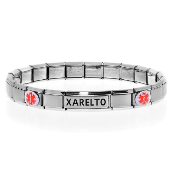 Xarelto medical alert bracelet sale