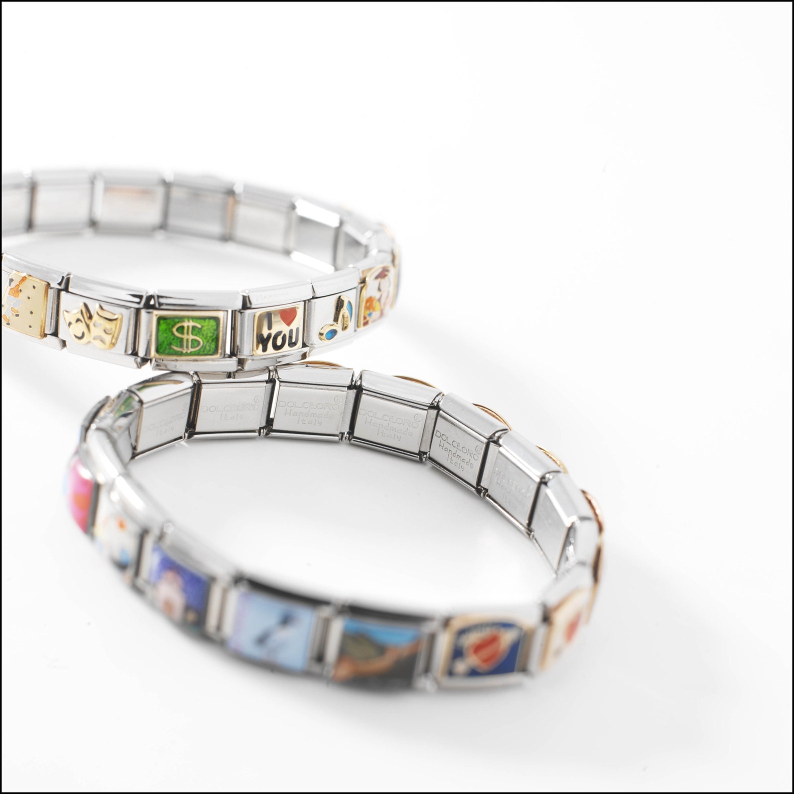 Dolceoro 9mm Italian Charm Starter Bracelet Fit ALL BRANDS 3x Etsy